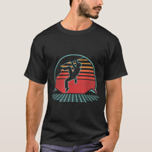 Rock Climbing Retro Vintage Bouldering 80s Style T-Shirt