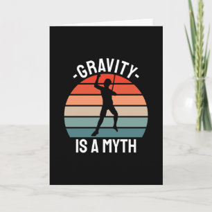 Rock Climbing Retro Vintage Card