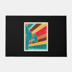 Rock Climbing Retro Vintage Doormat