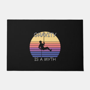 Rock Climbing Retro Vintage Doormat
