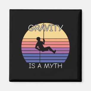 Rock Climbing Retro Vintage Magnet