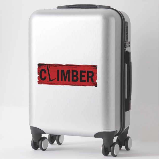 rock climbing rockclimber (Suitcase)