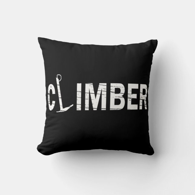 rock climbing rockclimber cushion (Front)