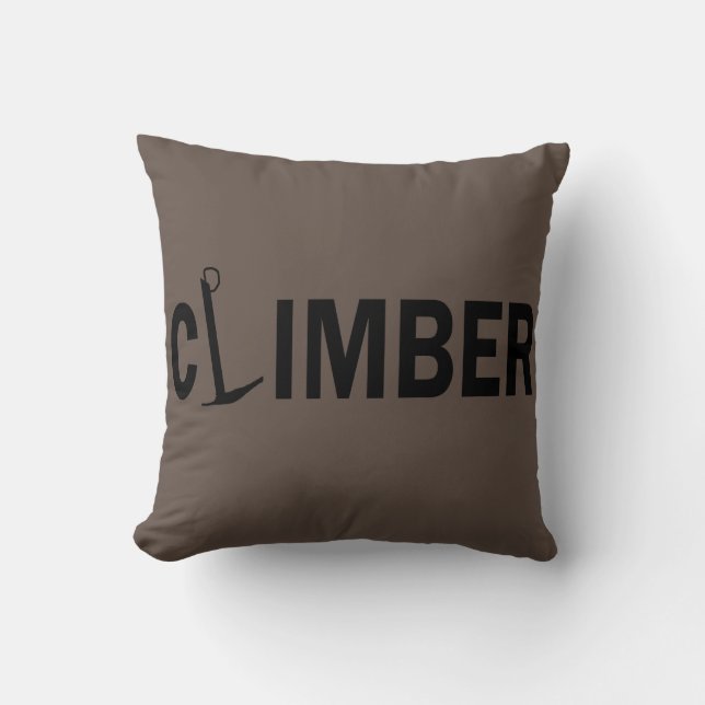 rock climbing rockclimber cushion (Front)