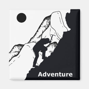 rock climbing rockclimbing magnet