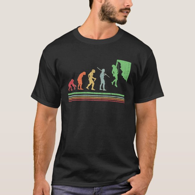 Rock Climbing Shirt Climber Evolution (Front)