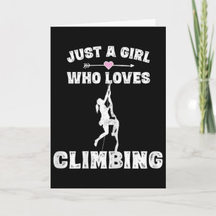 Rock Climbing Shirt Funny Climber Saying Gifts For Card