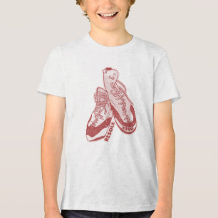 Rock climbing shoes resole Tri-Blend shirt
