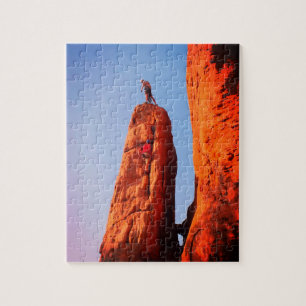 Rock climbing sport jigsaw puzzle