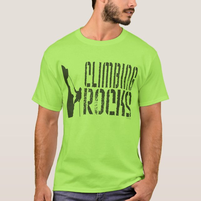 Rock Climbing T-Shirt (Front)
