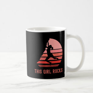 Rock Climbing This Girl Rocks Bouldering Mountain  Coffee Mug