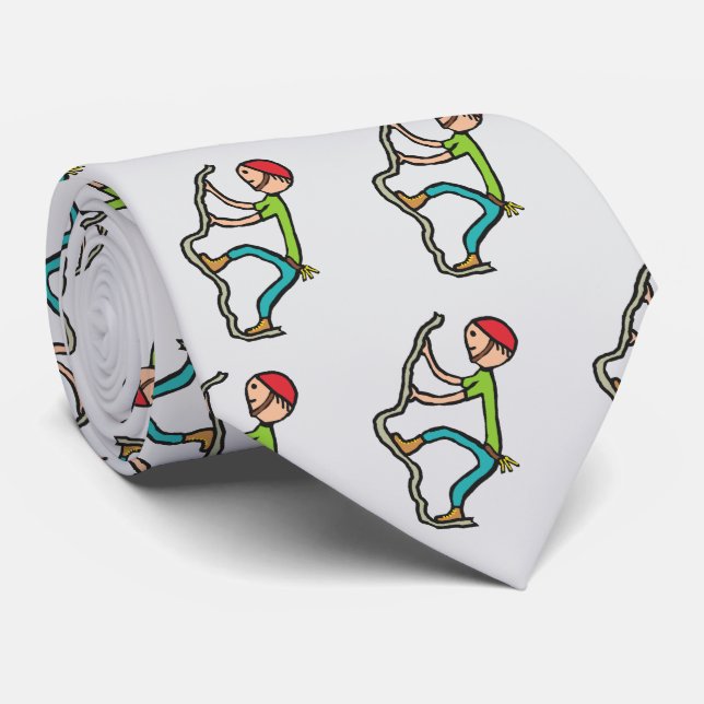 Rock Climbing Tie (Rolled)