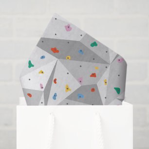 Rock Climbing Tissue Paper, Decoupage Rock Wall Paper