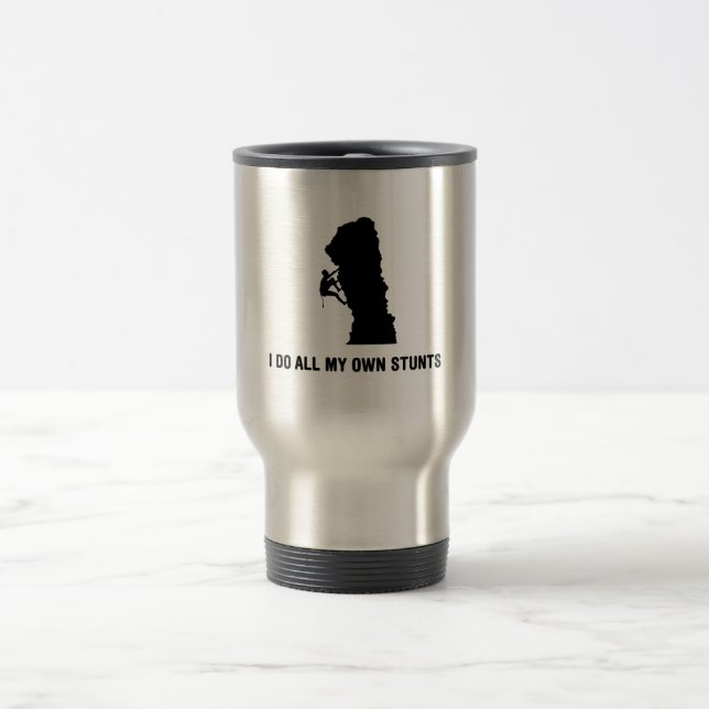 Rock Climbing Travel Mug (Center)