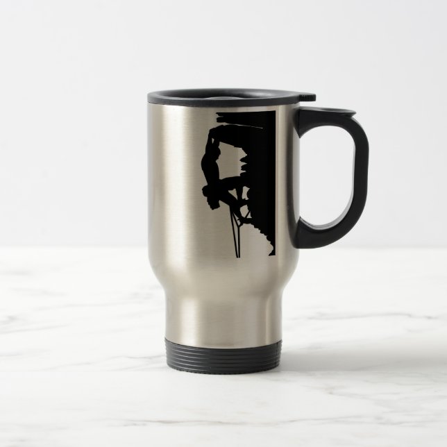 Rock Climbing Travel Mug (Right)