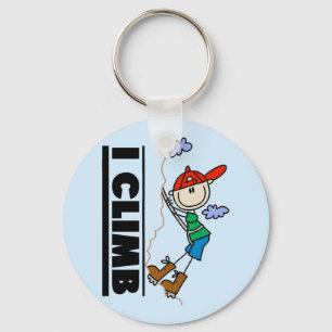 Rock Climbing Tshirts and Gifts Key Ring