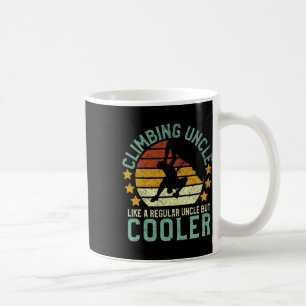 Rock Climbing Uncle Funny Bouldering Mountain Clim Coffee Mug