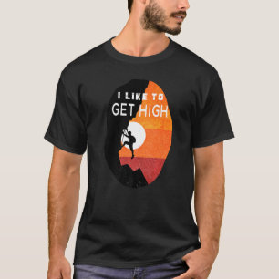 Rock Climbing Vintage Climber Bouldering T-Shirt