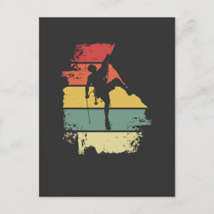 Rock Climbing Vintage Postcard