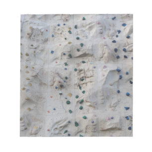 Rock Climbing Wall Notepad