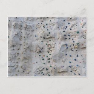Rock Climbing Wall Postcard