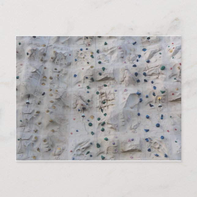 Rock Climbing Wall Postcard (Front)