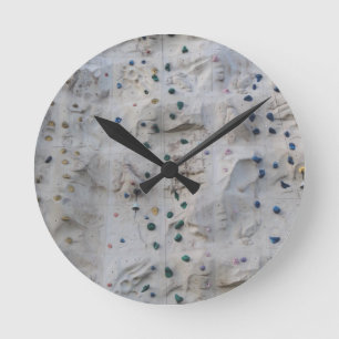 Rock Climbing Wall Round Clock