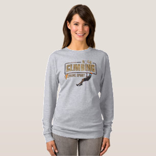 Rock Climbing Women Long Sleeve T-Shirt