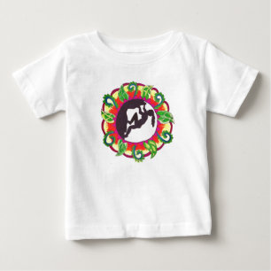 Rock Climbing Zen Girl Baby T-Shirt