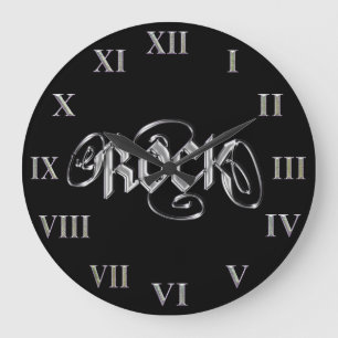 Rock Clock ~ Metal Rock Music Clock