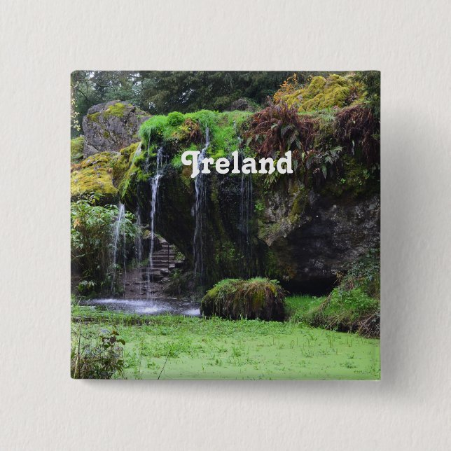 Rock Close 15 Cm Square Badge (Front)