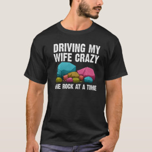 Rock Collecting Artwork For Men Dad Geology T-Shirt