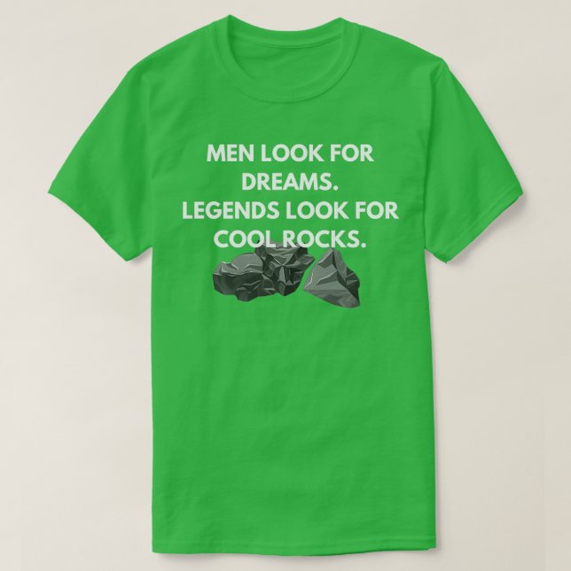 Rock collecting T-Shirt (Design Front)