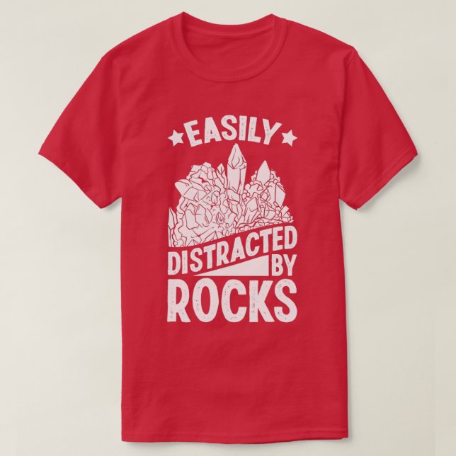 Rock Collector Geologist Funny Geology T-Shirt (Design Front)