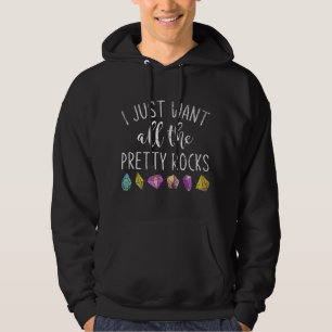 Rock Collector Geologist Geographer Gift Funny Geo Hoodie
