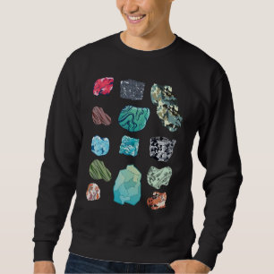 Rock Collector Gift Paleontologist Earth Scientist Sweatshirt