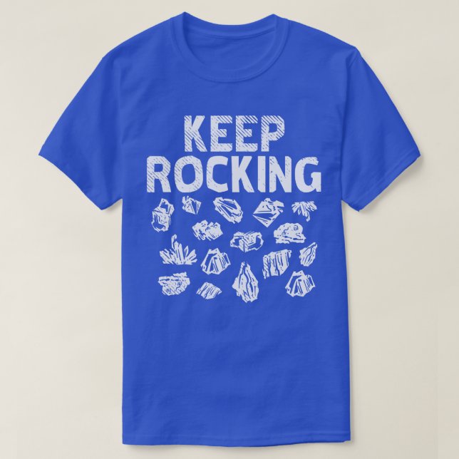 Rock Collector Keep Rocking 5 T-Shirt (Design Front)
