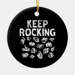 Rock Collector - Keep Rocking Ceramic Tree Decoration