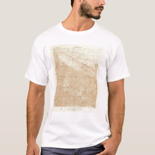 Rock Creek quadrangle showing San Andreas Rift T-Shirt