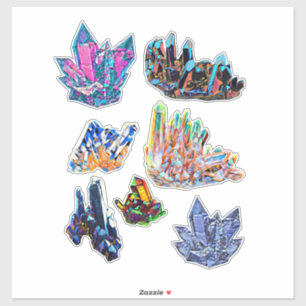 Rock Crystal Gemstones Abstract Art