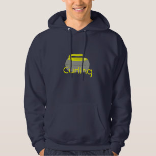 rock, Curling Hoodie