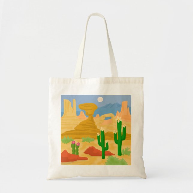 Rock Desert Tote Bag (Front)