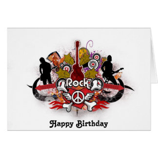 Rock N Roll Birthday Cards & Invitations | Zazzle.co.uk