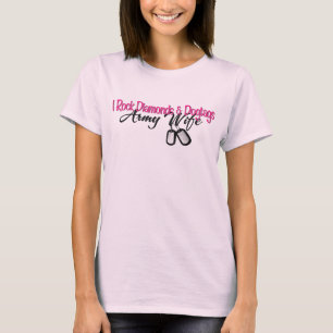 Rock Diamonds & Tags - Army T-Shirt