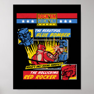 Rock em Sock em - Boxing Robots Comic Page  Poster
