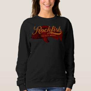 Rock Fish California West Coast Rockfish Tug Taco Sweatshirt