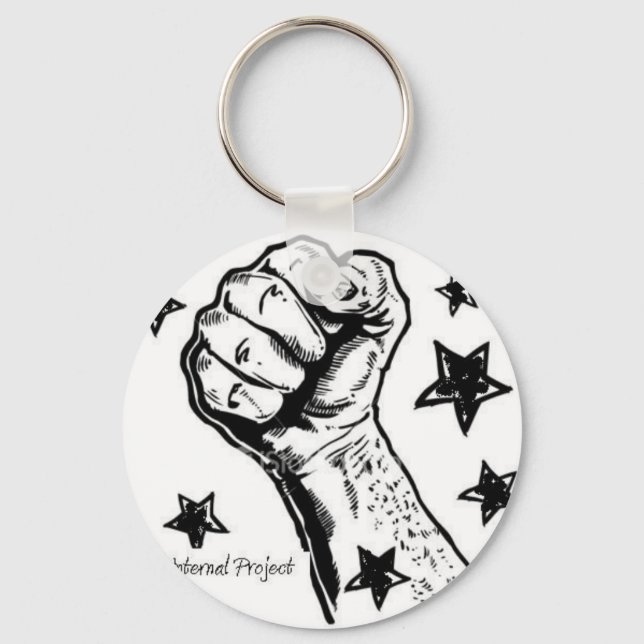 Rock Fist Key Ring (Front)