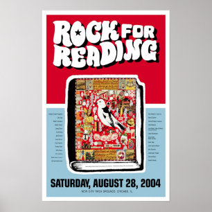 rock for reading poster