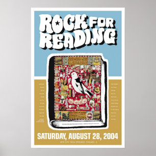 Rock for Reading Poster