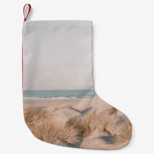ROCK FORMATION ON BEACH SMALL CHRISTMAS STOCKING